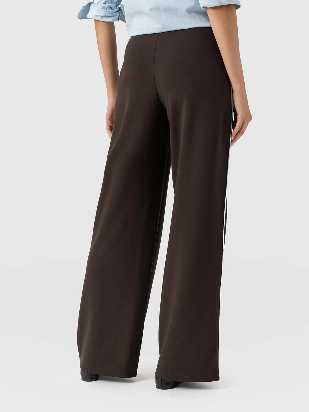 AMALFI | PANTALÓN WIDE LEG CON RAYA LATERAL