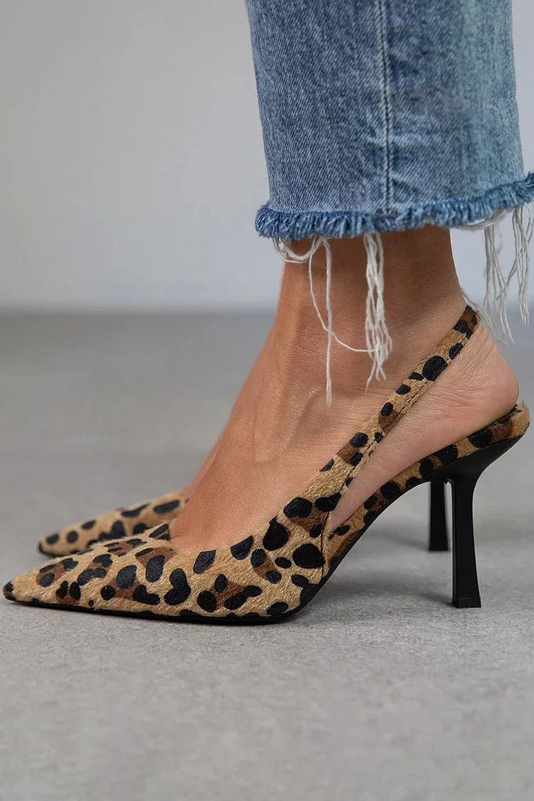 ÁMBAR | TACONES DESTALONADOS ESTAMPADO LEOPARDO