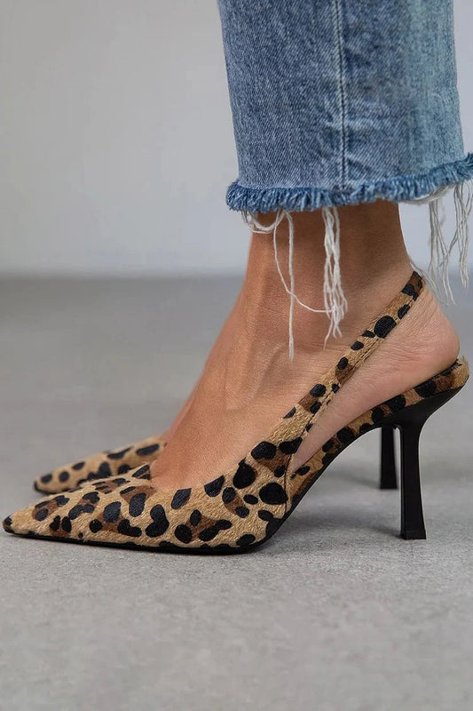 ÁMBAR | TACONES DESTALONADOS ESTAMPADO LEOPARDO