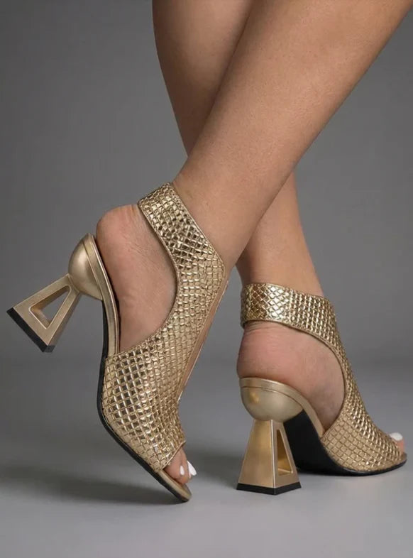 Rebecca- Tacones trenzados