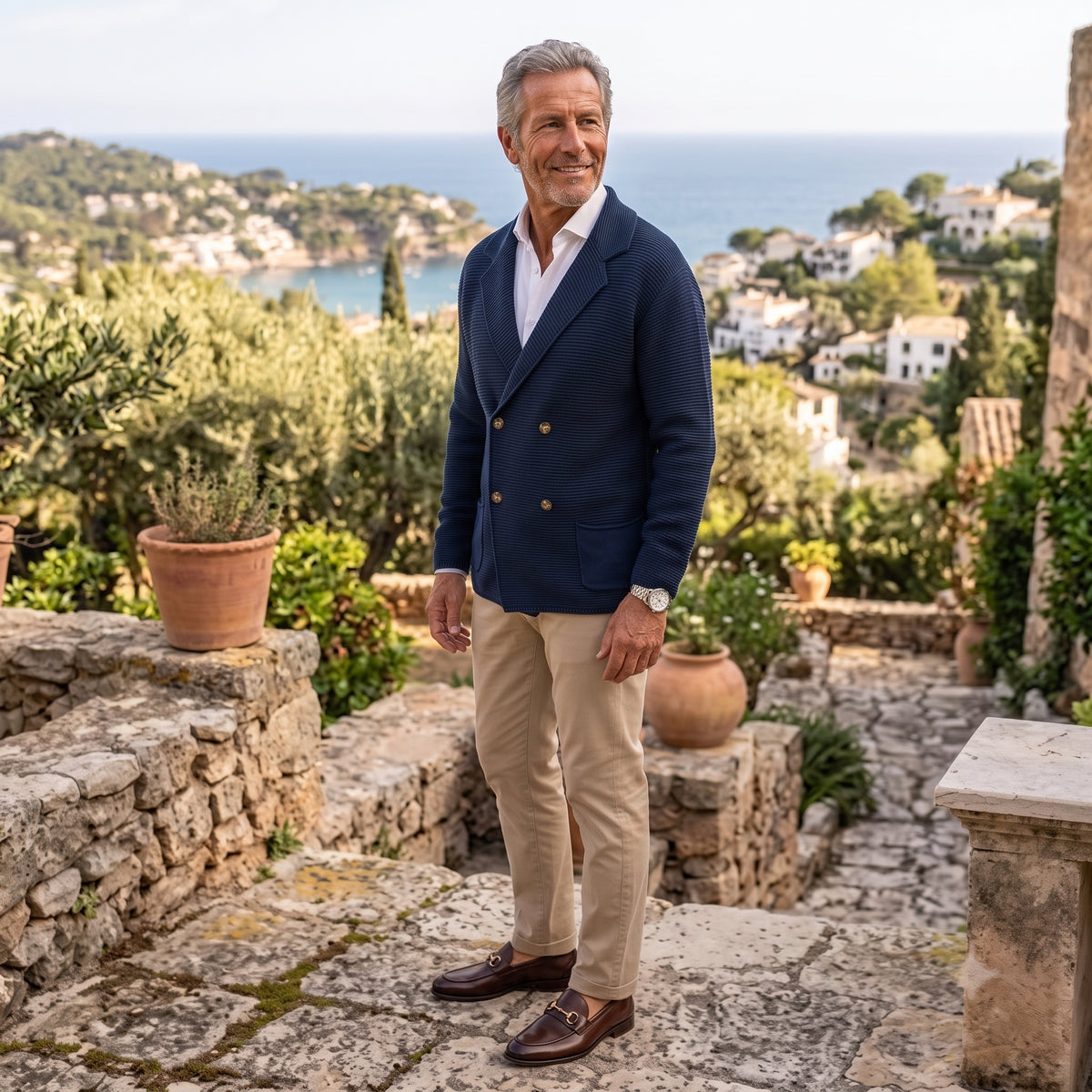 TOSCANA | CARDIGAN CRUZADO DE PUNTO GRUESO