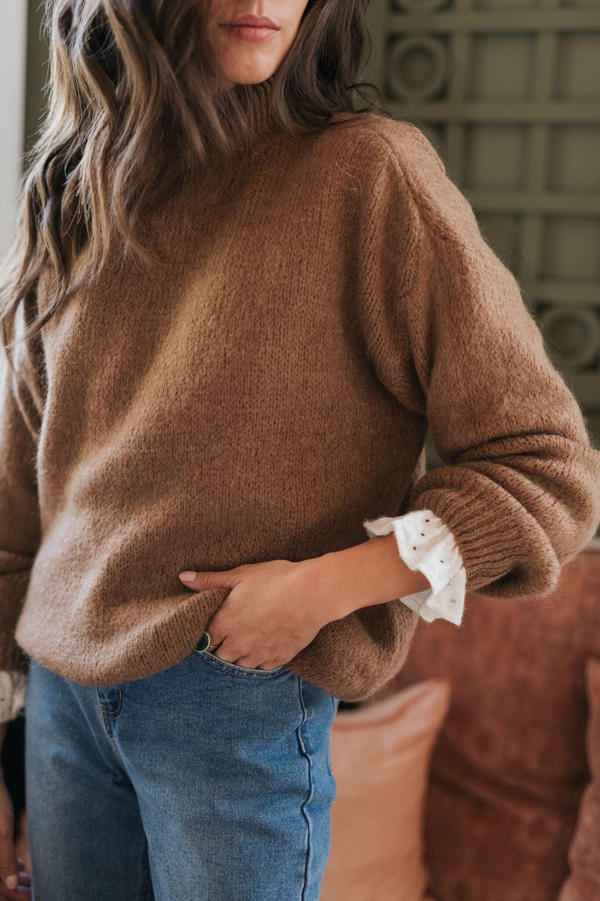 VERONA | JERSEY OVERSIZE DE PUNTO SUAVE TACTO MOHAIR