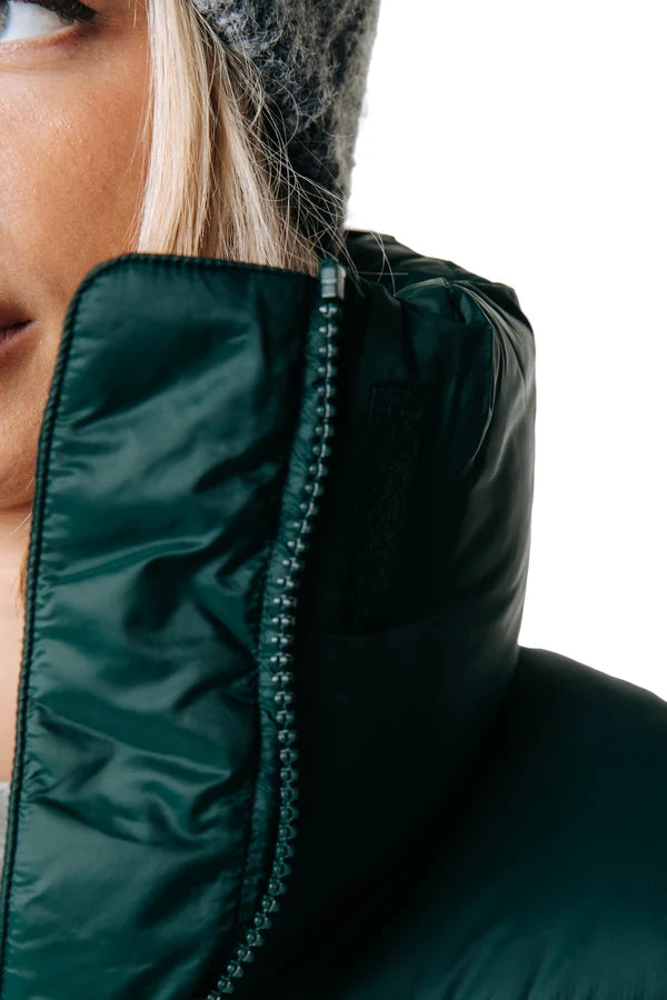OSLO | PUFFER ACOLCHADO VERDE OSCURO
